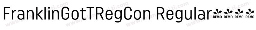 FranklinGotTRegCon Regular字体转换